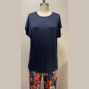 Paradise Tee & Capri Pant Set NWT – Navy Size S